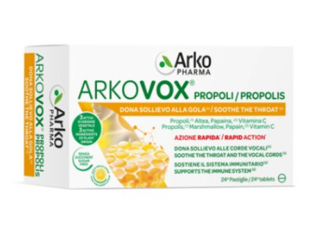 Arkovox Propoli Arkopharma 24 Compresse Miele Limone